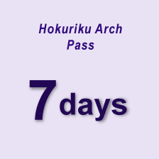 Hokuriku Arch Pass 7Days